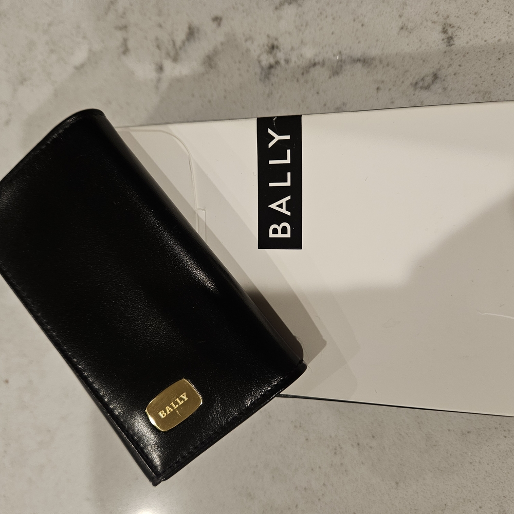 Bally Black Leather Wallet